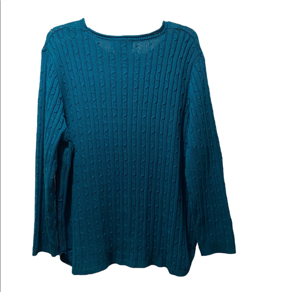 Sweater Mixed Stitch Patchwork Texture - Picture 2 of 11